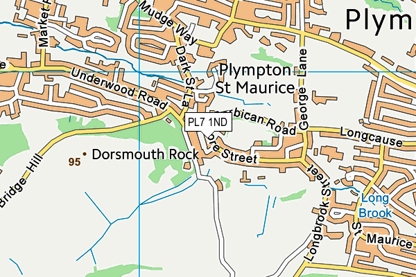 PL7 1ND map - OS VectorMap District (Ordnance Survey)