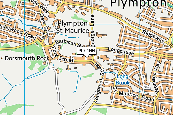 PL7 1NH map - OS VectorMap District (Ordnance Survey)