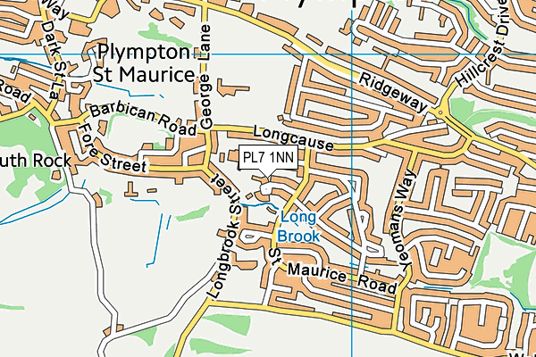 PL7 1NN map - OS VectorMap District (Ordnance Survey)