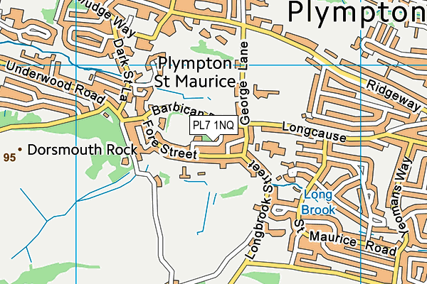 PL7 1NQ map - OS VectorMap District (Ordnance Survey)