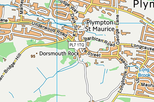 PL7 1TQ map - OS VectorMap District (Ordnance Survey)