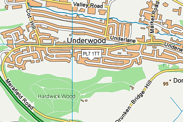 PL7 1TT map - OS VectorMap District (Ordnance Survey)