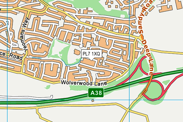 Yealmpstone Farm Primary School map (PL7 1XQ) - OS VectorMap District (Ordnance Survey)