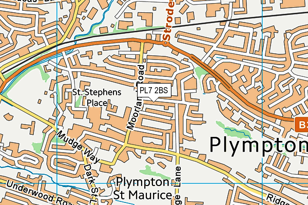 PL7 2BS map - OS VectorMap District (Ordnance Survey)