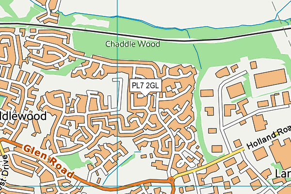 PL7 2GL map - OS VectorMap District (Ordnance Survey)