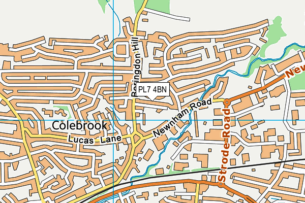 PL7 4BN map - OS VectorMap District (Ordnance Survey)