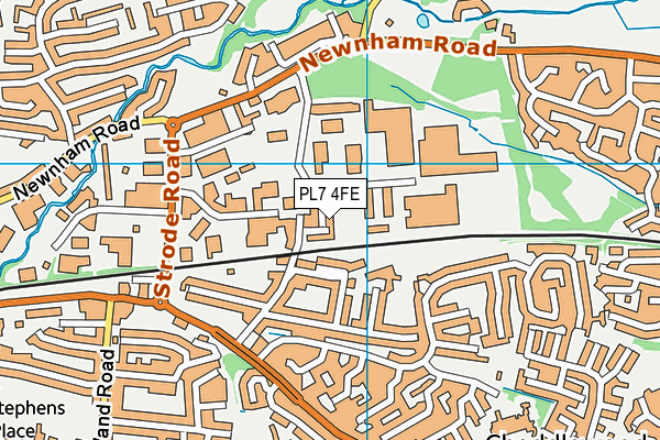 PL7 4FE map - OS VectorMap District (Ordnance Survey)