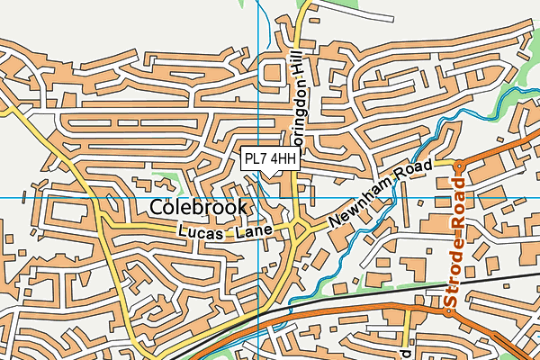 PL7 4HH map - OS VectorMap District (Ordnance Survey)