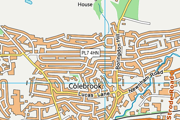 PL7 4HN map - OS VectorMap District (Ordnance Survey)