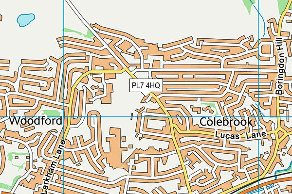 PL7 4HQ map - OS VectorMap District (Ordnance Survey)