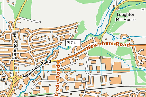 PL7 4JL map - OS VectorMap District (Ordnance Survey)