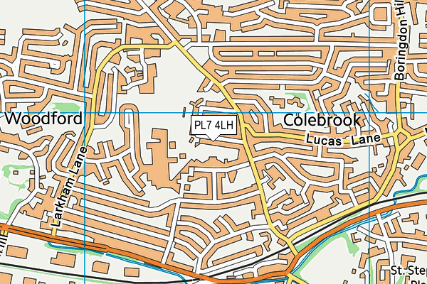 PL7 4LH map - OS VectorMap District (Ordnance Survey)