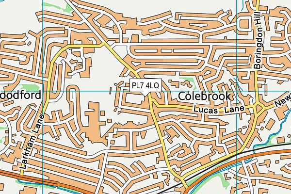 PL7 4LQ map - OS VectorMap District (Ordnance Survey)