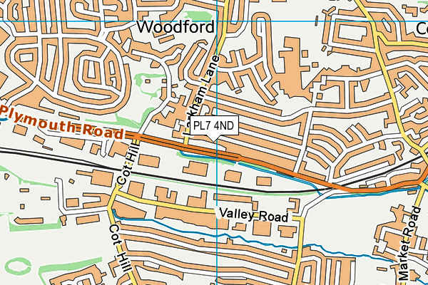 PL7 4ND map - OS VectorMap District (Ordnance Survey)