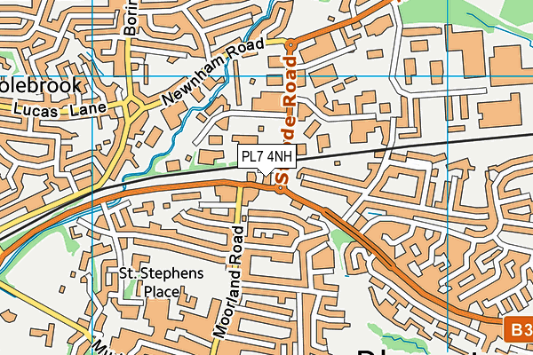 PL7 4NH map - OS VectorMap District (Ordnance Survey)