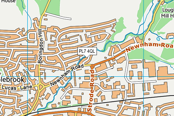 PL7 4QL map - OS VectorMap District (Ordnance Survey)