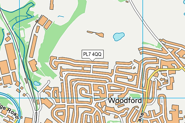 PL7 4QQ map - OS VectorMap District (Ordnance Survey)