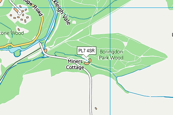 PL7 4SR map - OS VectorMap District (Ordnance Survey)