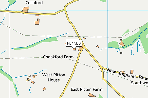 PL7 5BB map - OS VectorMap District (Ordnance Survey)