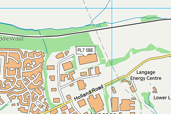 PL7 5BE map - OS VectorMap District (Ordnance Survey)