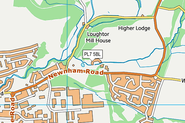 PL7 5BL map - OS VectorMap District (Ordnance Survey)