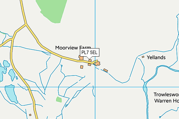 PL7 5EL map - OS VectorMap District (Ordnance Survey)