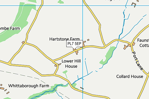 PL7 5EP map - OS VectorMap District (Ordnance Survey)