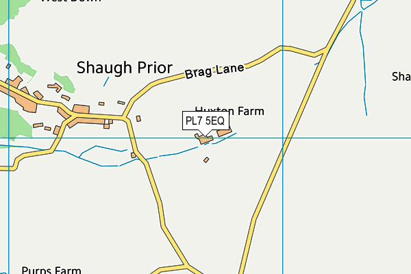 PL7 5EQ map - OS VectorMap District (Ordnance Survey)