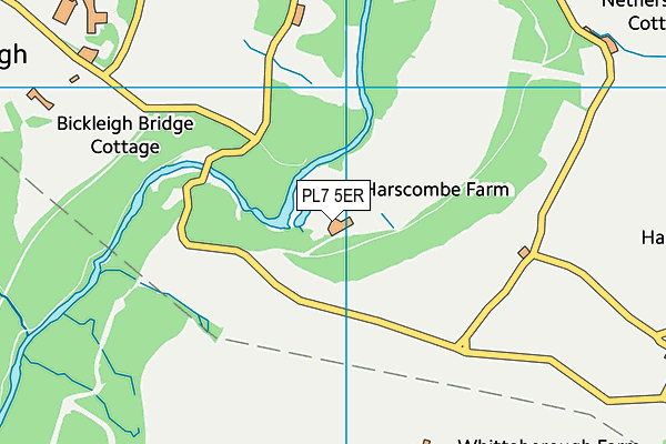 PL7 5ER map - OS VectorMap District (Ordnance Survey)