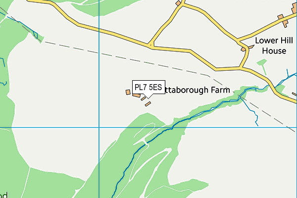 PL7 5ES map - OS VectorMap District (Ordnance Survey)