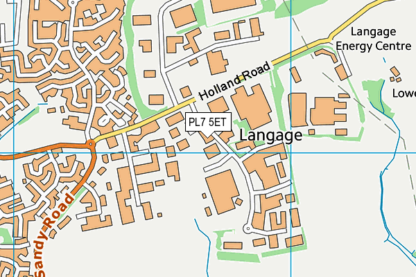 PL7 5ET map - OS VectorMap District (Ordnance Survey)