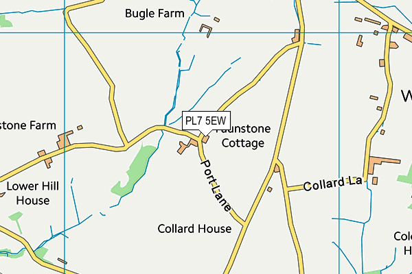 PL7 5EW map - OS VectorMap District (Ordnance Survey)