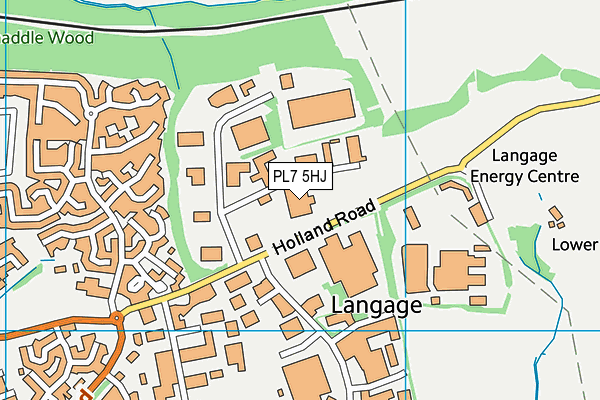 PL7 5HJ map - OS VectorMap District (Ordnance Survey)