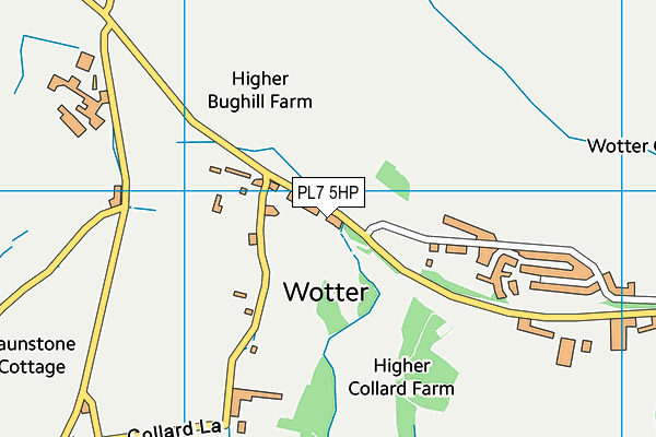 PL7 5HP map - OS VectorMap District (Ordnance Survey)