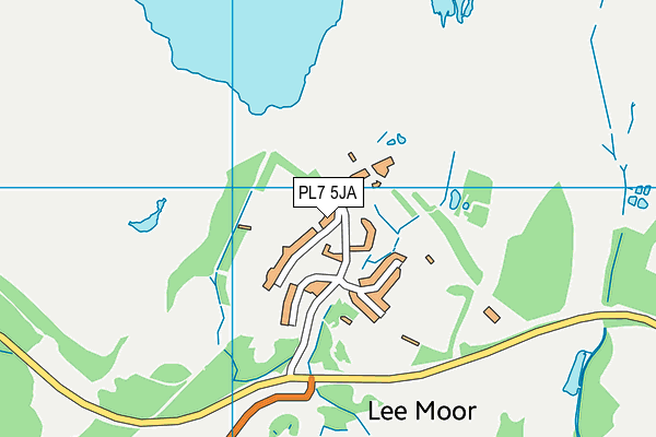 PL7 5JA map - OS VectorMap District (Ordnance Survey)