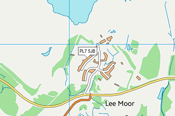 PL7 5JB map - OS VectorMap District (Ordnance Survey)