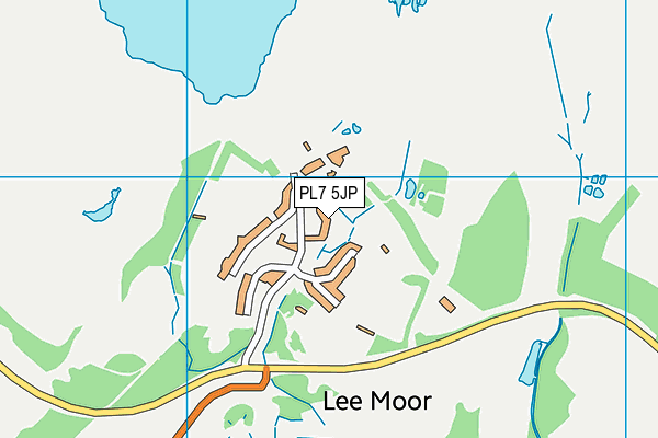 PL7 5JP map - OS VectorMap District (Ordnance Survey)