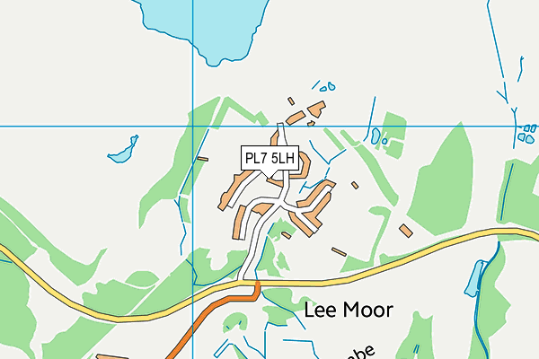 PL7 5LH map - OS VectorMap District (Ordnance Survey)