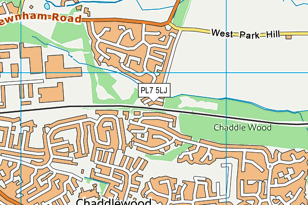 PL7 5LJ map - OS VectorMap District (Ordnance Survey)