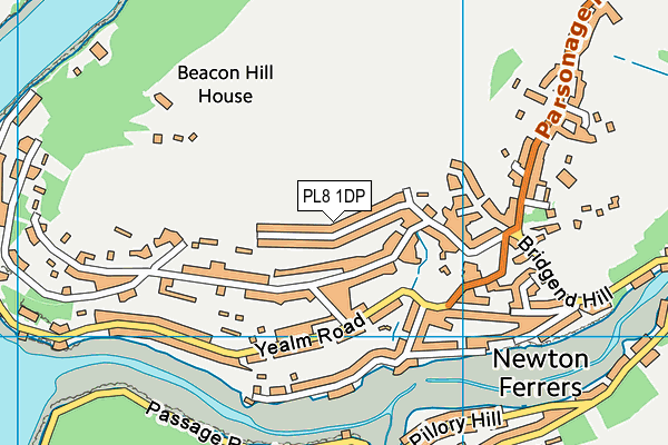 PL8 1DP map - OS VectorMap District (Ordnance Survey)