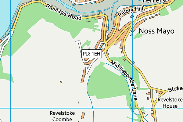 PL8 1EH map - OS VectorMap District (Ordnance Survey)