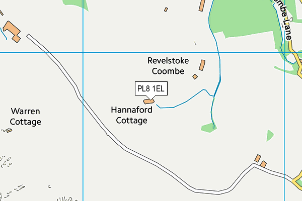 PL8 1EL map - OS VectorMap District (Ordnance Survey)