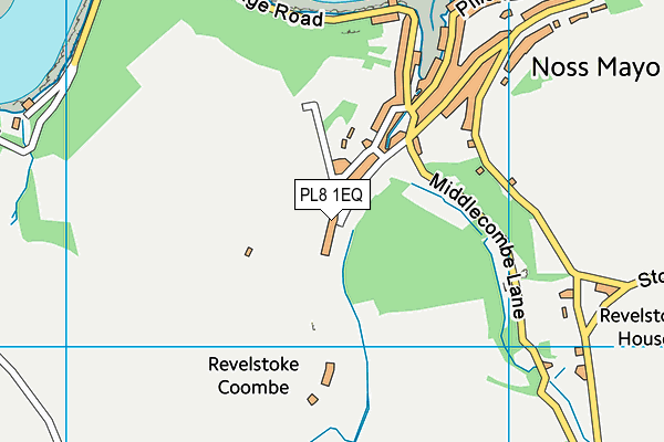 PL8 1EQ map - OS VectorMap District (Ordnance Survey)