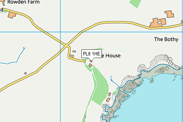 PL8 1HE map - OS VectorMap District (Ordnance Survey)