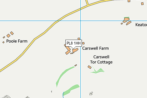 PL8 1HH map - OS VectorMap District (Ordnance Survey)