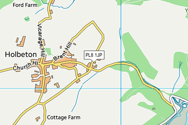 PL8 1JP map - OS VectorMap District (Ordnance Survey)