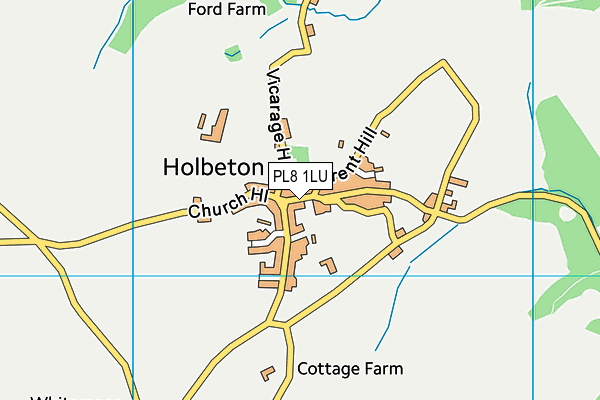 PL8 1LU map - OS VectorMap District (Ordnance Survey)