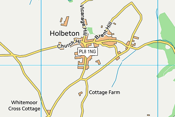 PL8 1NG map - OS VectorMap District (Ordnance Survey)