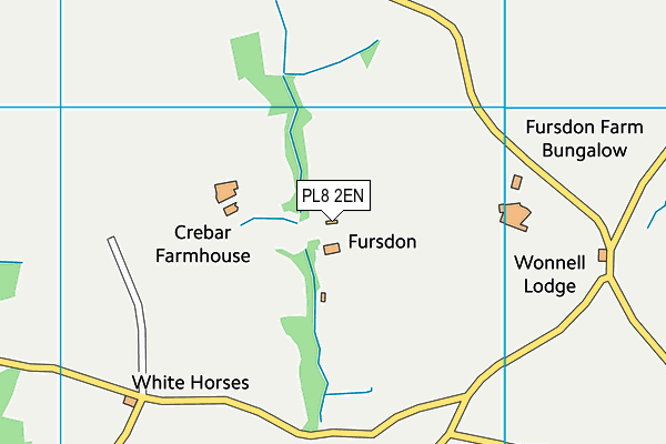 PL8 2EN map - OS VectorMap District (Ordnance Survey)