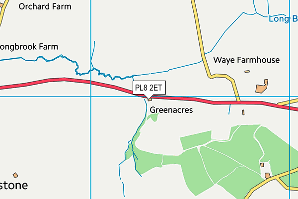 PL8 2ET map - OS VectorMap District (Ordnance Survey)